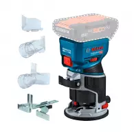 Акумулаторна фреза за кантове BOSCH GKF 18V-8 Solo, 18V, 4.0-12.0Ah, Li-Ion, ф6-8мм,1/4