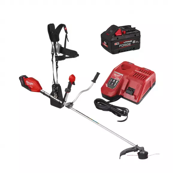 Акумулаторна коса MILWAUKEE M18 FBCU-802, 18V, 8.0Ah, Li-Ion, 35-40cm, безчетков