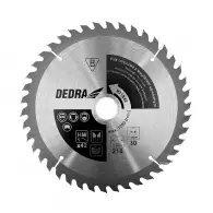 Диск с твърдосплавни пластини DEDRA 210/2.2/30 Z=42, за дървесина