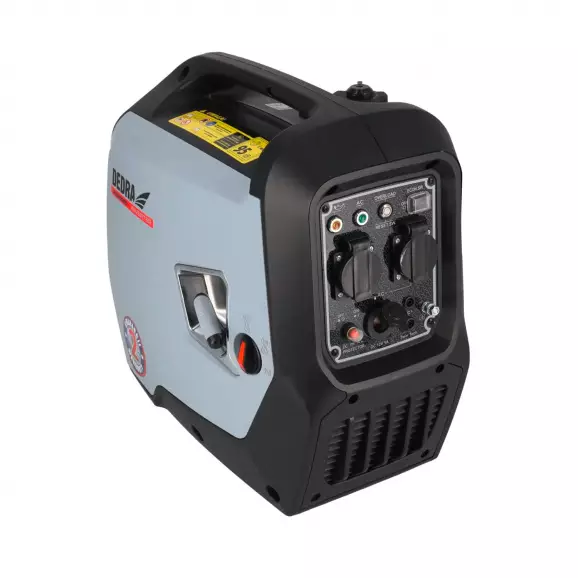 Генератор инверторен DEDRA DEGA2000, 1.8/2.0kW, 230V, бензинов, монофазен