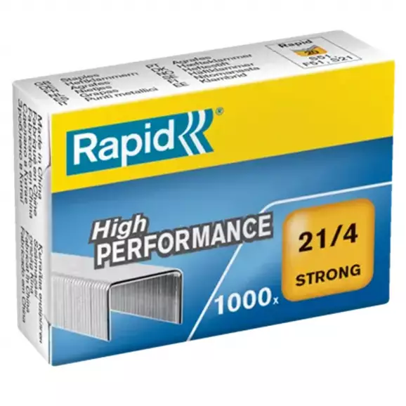 Кламери RAPID 21/4 6x0.5x4мм 1000бр., тип 21/4