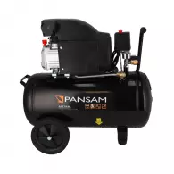 Компресор DEDRA PANSAM A077030, 50l, 8bar, 200 l/min, 1.5kW, 2.0hp, 230V