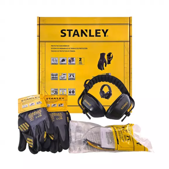 Комплект очила, ръкавици и антифони STANLEY COMBO KIT 1