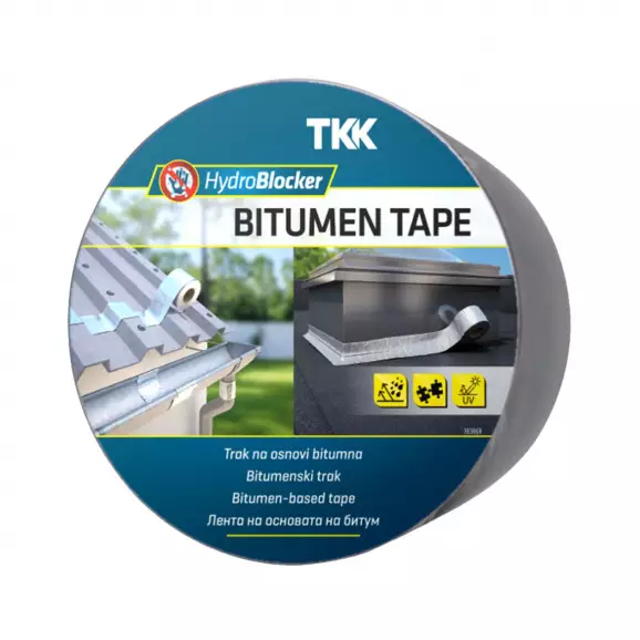 Лента битумна хидроизолираща TKK HydroBlocker 10см/3м, сива