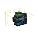 Линеен лазерен нивелир BOSCH GLL12V-100-33 CG, 12V, 2Ah, 3 лазерни линии, точност 3mm/10m, автоматично - small, 259330