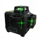 Линеен лазерен нивелир DEDRA 3D, 3 лазерни линии, точност 3mm/10m, автоматично - small