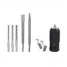 Перфоратор DEDRA DED7852QC, 1050W, 0-980об/мин, 5300уд/мин, 3.6J, SDS-Plus - small, 260874