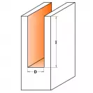 Прав фрезер CMT D=18мм I=60мм L=110мм S=12мм Z=2+1, HW, RH  - small, 259314