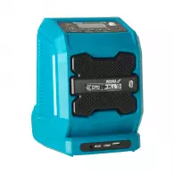 Радиоприемник акумулаторен DEDRA DED7005, 18V, 2.0-5.0Ah, Li-Ion, Bluetooth