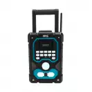 Радиоприемник акумулаторен DEDRA DED7006BT, 18V, 230V, 2.0-8.0Ah, Li-Ion, Bluetooth - small, 260984