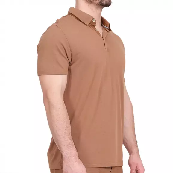 Тениска с къс ръкав NINE WORTHS CHUCK M, camel