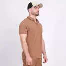 Тениска с къс ръкав NINE WORTHS CHUCK XXL, camel - small, 282693