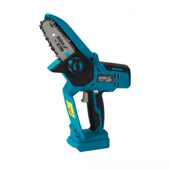 Трион верижен акумулаторен DEDRA DED7099, 18V, 2.0-8.0Ah, Li-Ion, 10cм