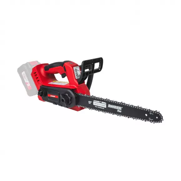 Трион верижен акумулаторен RAIDER RDP-GXBCS20 Solo, 20V, 1.5-8.0Ah, Li-Ion, 30.5см, безчетков