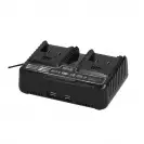 Зарядно устройство DEDRA DED7038V, за две батерии - small