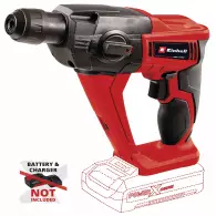 Акумулаторен перфоратор EINHELL TE-HD 18 Li-Solo, 18V, 1.5-6.0Ah, Li-Ion, SDS-Plus, 1.2J