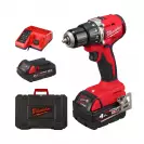 Акумулаторен ударен винтоверт MILWAUKEE M18 BLPDRC-422C, 18V, 2.0/4.0Ah, Li-Ion, 60.5Nm, безчетков - small