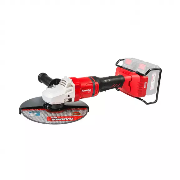 Акумулаторен ъглошлайф RAIDER RDP-DBAG20 Solo, 40V, 2.0-8.0Ah, Li-Ion, ф230мм