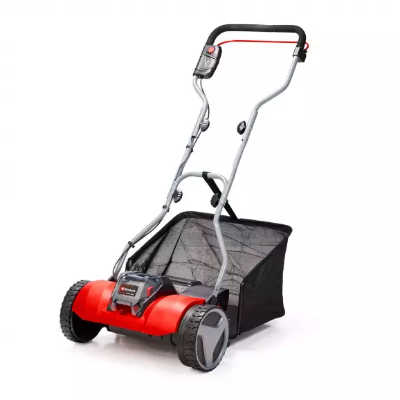 Акумулаторна косачка EINHELL GE-HM 18/38 Li-Solo, 18V, 2.0-8.0Ah, Li-Ion, 300мм, безчетков мотор