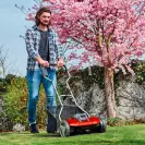 Акумулаторна косачка EINHELL GE-HM 18/38 Li-Solo, 18V, 2.0-8.0Ah, Li-Ion, 300мм, безчетков мотор - small, 265398