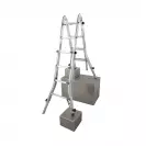 Алуминиевa стълба KRAUSE TELE VARIO 4x4, 3000/3350/5000мм(на стълбата), многофукционална, сгъваема, 150кг. - small, 263502