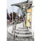 Алуминиевa стълба KRAUSE TELE VARIO 4x5, 3000/3900/6050мм(на стълбата), многофукционална, сгъваема, 150кг. - small, 263498