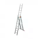 Алуминиевa стълба KRAUSE Tribilo 3х8, 3350/4400/6050мм, трираменна, професионална, 150кг. - small