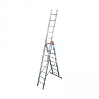 Алуминиевa стълба KRAUSE Tribilo 3х8, 3350/4400/6050мм, трираменна, професионална, 150кг.