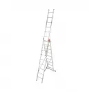 Алуминиевa стълба KRAUSE Tribilo 3х9, 3850/4950/6850мм, трираменна, професионална, 150кг. - small