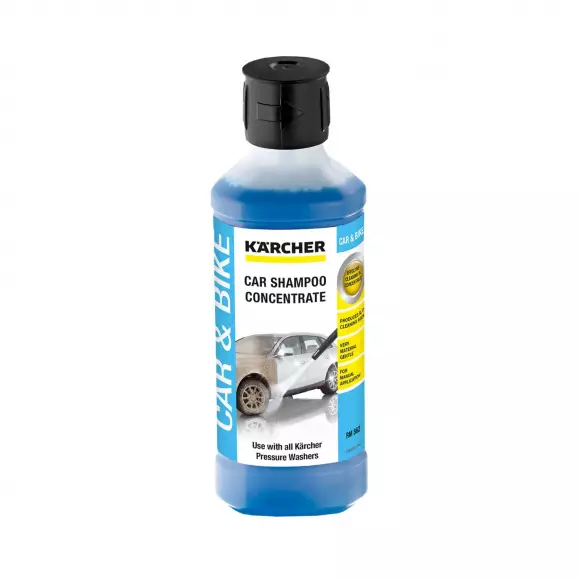 Автошампоан KARCHER RM 562 0.5л, почистващ препарат за основно почистване на автомобила
