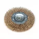 Четка дискова за шмиргел DEDRA 100мм, месингова - small