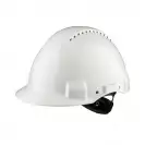 Каска строителна 3M G3000-бяла, вентилирана - small