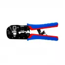 Клещи кримпващи KNIPEX 190мм, RJ45, двуцветни-двукомпонентни дръжки - small