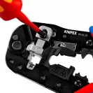 Клещи кримпващи KNIPEX 190мм, RJ45, двуцветни-двукомпонентни дръжки - small, 265004