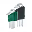 Ключ торкс Г-образен BOSCH TX8-TX40 9части, стомана, хромиран - small, 263980