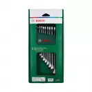 Ключ звездогаечен комплект BOSCH 6-19мм 12части, CrV, хромиран - small, 263962