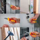 Комплект инструменти BOSCH VDE 1000V 37части, отвертки, клещи,в куфар L-BOXX 136 - small, 264209
