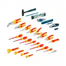 Комплект инструменти BOSCH VDE 1000V 37части, отвертки, клещи,в куфар L-BOXX 136 - small