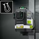 Линеен лазерен нивелир LASERLINER PowerPlane-Laser 3G Multi-18V, 3 лазерни линии, точност 2mm/10m, автоматично - small, 263676