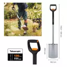 Лопата права с телескопична дръжка FISKARS Xact - small, 265114