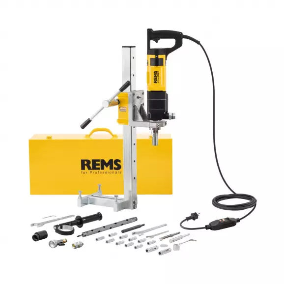 Машина разпробивна REMS Picus DWP Set Simplex 2, 2200W, 0-880об/мин, стоманобетон 162мм и зидария 202мм