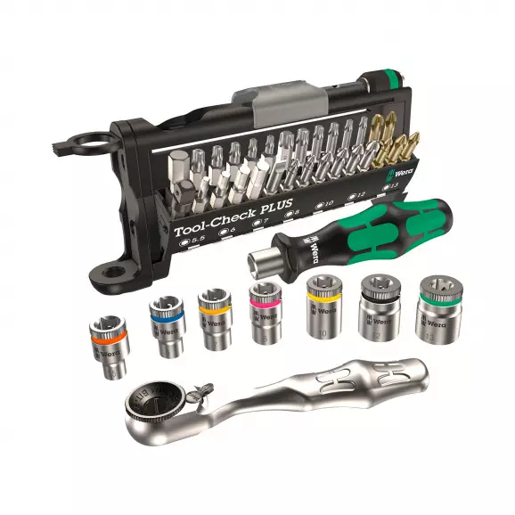 Отвертка с накрайници WERA Tool-Check 1/4