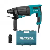 Перфоратор MAKITA HR2670FT, 800W, 0-1500об, 0-4500уд/мин, 3.0J, SDS-plus