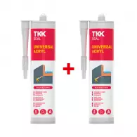 Промо пакет TKK Tekadom Acryl Universal 1+1, 260мл, бял