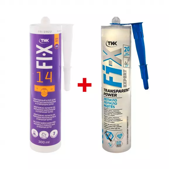Промо пакет TKK Tekafix TRANSPARENT POWER + TKK FIX 14