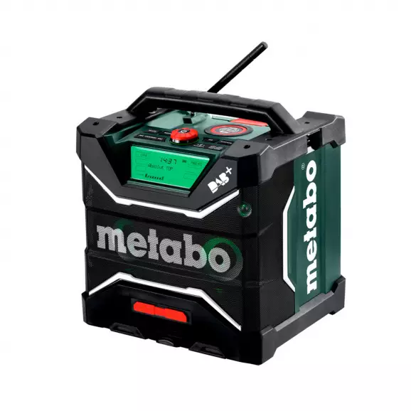 Радиоприемник акумулаторен METABO RC 12-18 32W BT DAB+, 18V, 4.0-10Ah, Li-Ion, Bluetooth