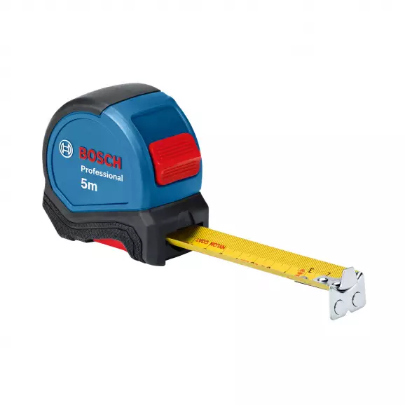 Ролетка пластмасов корпус BOSCH 5м, гумирана, клас 2, с магнит