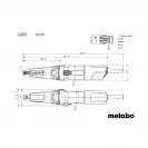 Шлайф прав METABO G 400, 380W, 0-30000об/мин, ф6мм - small, 264266