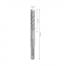Свредло BOSCH 5X 10x110/50мм, за бетон и армиран бетон, HM, 4 режещи ръба, SDS-plus - small, 264589