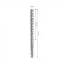 Свредло BOSCH 5X 11x160/100мм, за бетон и армиран бетон, HM, 4 режещи ръба, SDS-plus - small, 264593